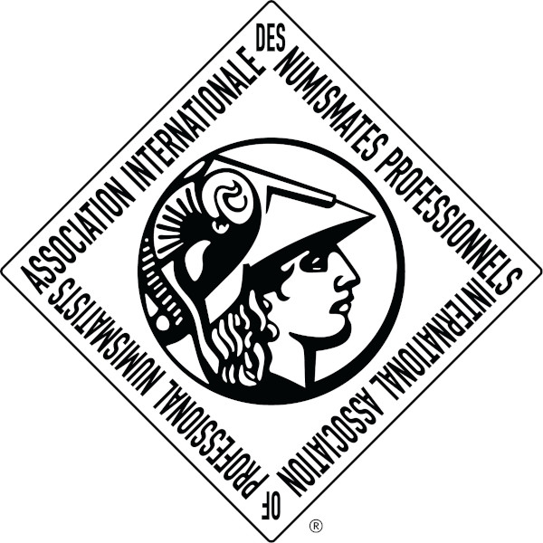 International Association of Professional Numismatists member logo
